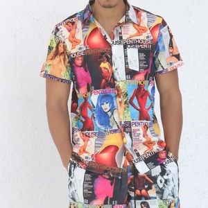 Penthouse magazine cover shirt nwt